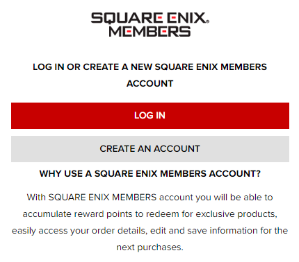 SQUARE ENIX Support Center - SQUARE ENIX MEMBERS