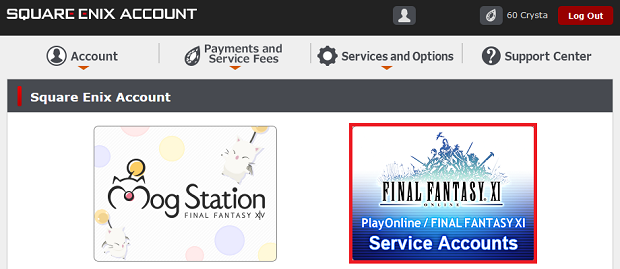 SQUARE ENIX Account Confirmation and How to Return to FINAL FANTASY XI