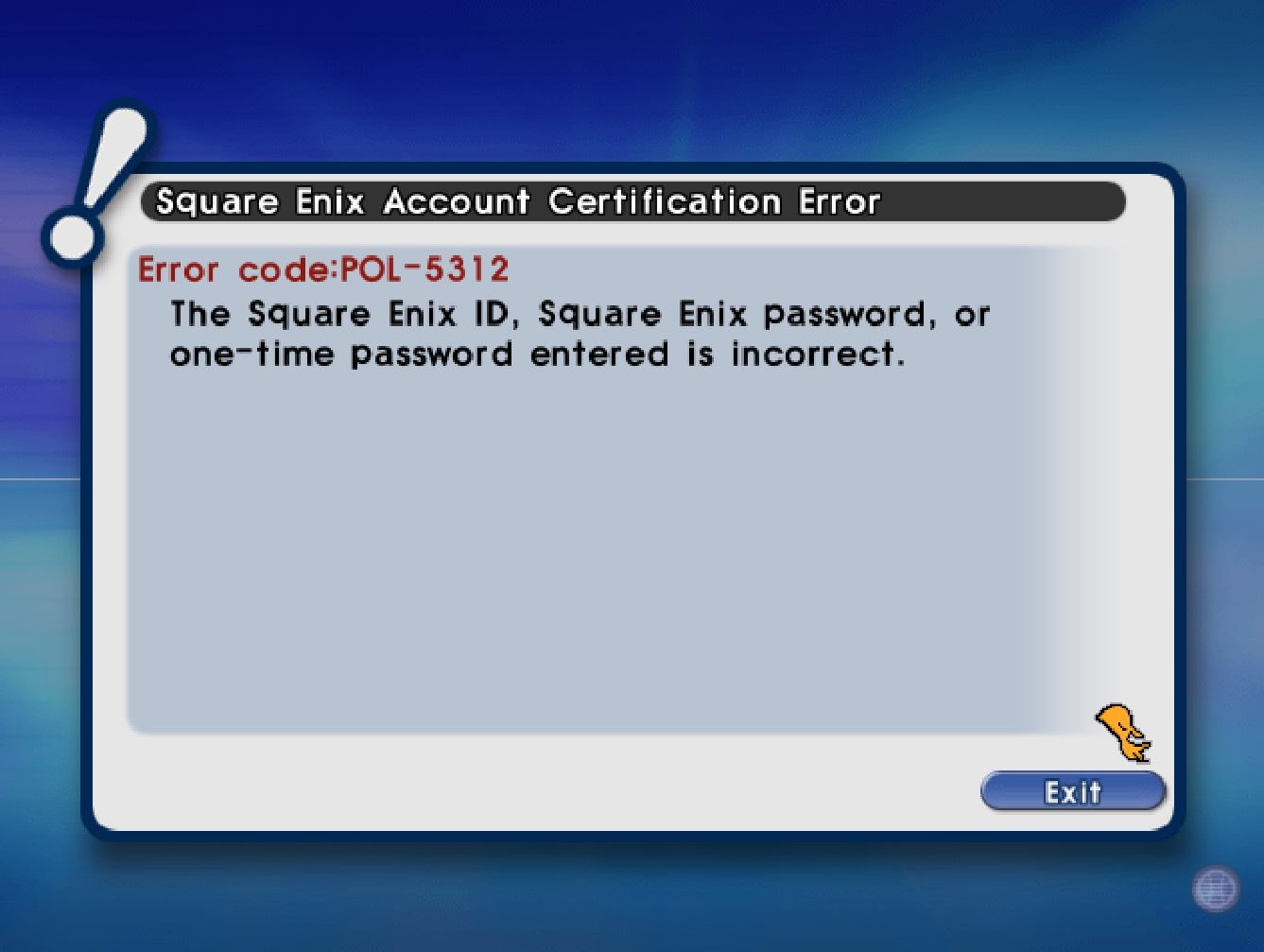 Demonstration of Login Issues - Square Enix Account 