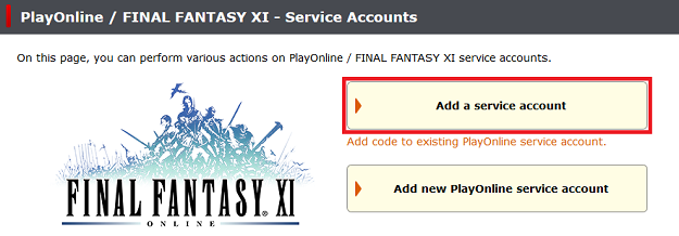 SQUARE ENIX Support Center - FINAL FANTASY XI