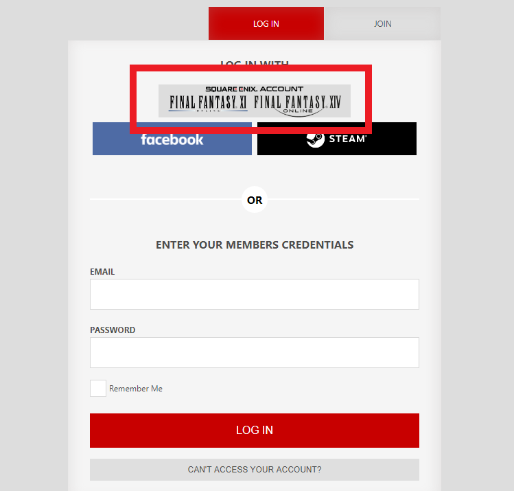 SQUARE ENIX Support Center - SQUARE ENIX Account