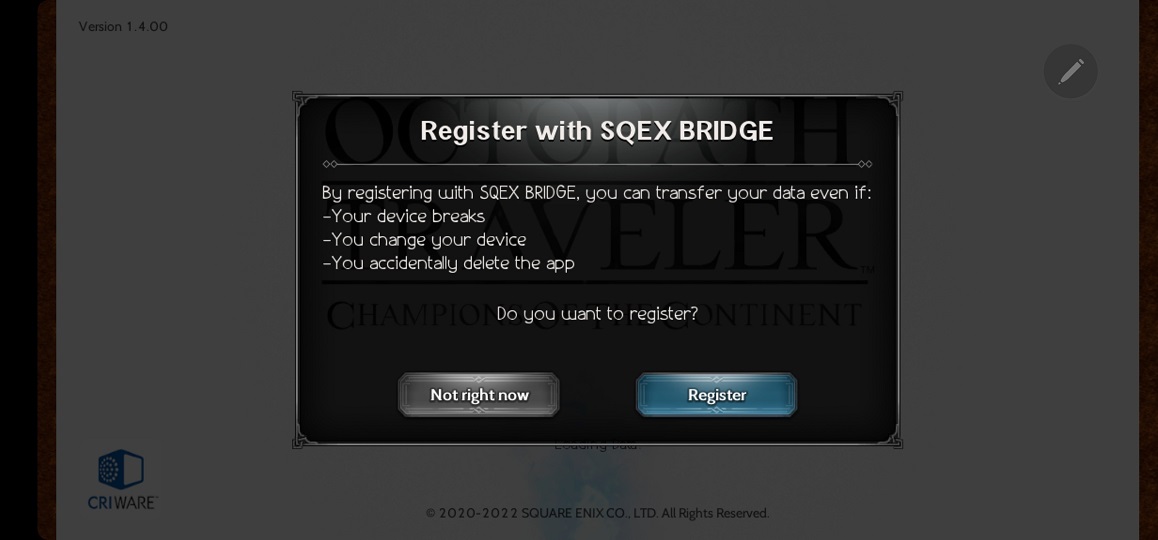 Log In  SQUARE ENIX BRIDGE