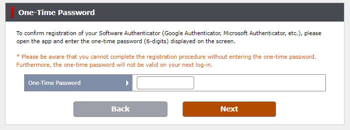 How am I supposed to get my Registration Password for One-Time